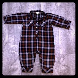 Baby Boy 6m Plaid Outfit